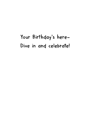 Dog Kegstand  Card Inside