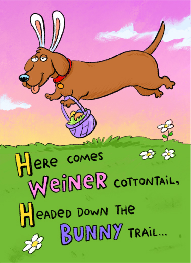Doggone Easter Dogs Ecard Cover