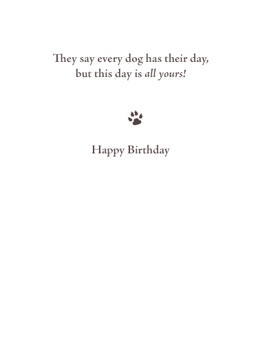 Dogs Day Dogs Ecard Inside