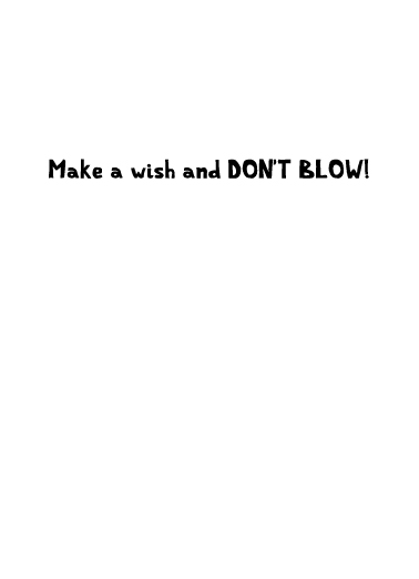 Don't Blow Travis Ecard Inside