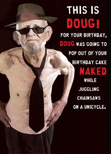 Doug 5x7 greeting Ecard Cover