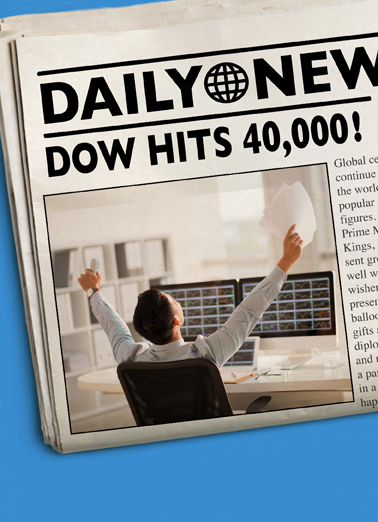 Dow Hits Dad  Ecard Cover