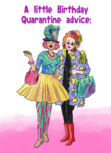 Drink And Shop Online Quarantine Card Cover