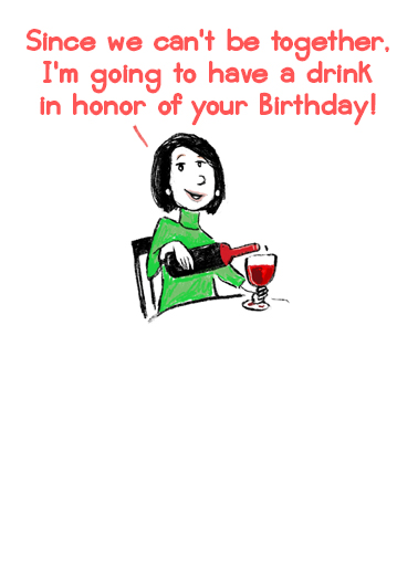 Drinking Anyway Birthday Ecard Cover