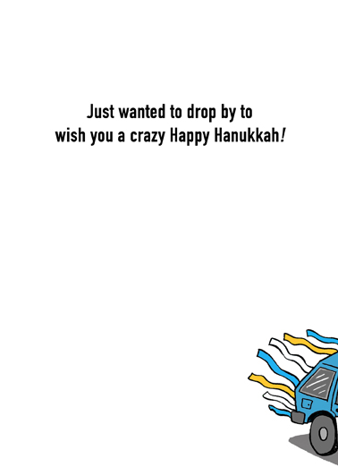 Drive By Hanukkah Hanukkah Card Inside