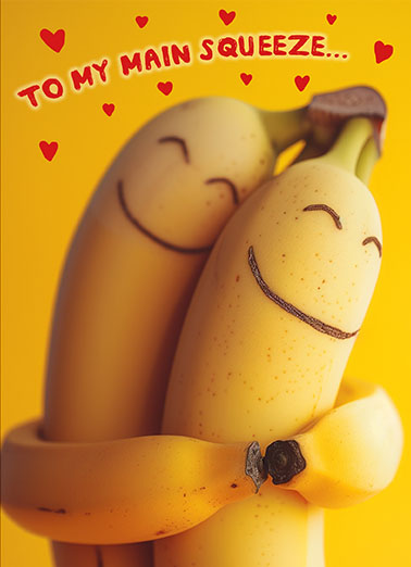 Drive Me Bananas VAL Valentine's Day Card Cover