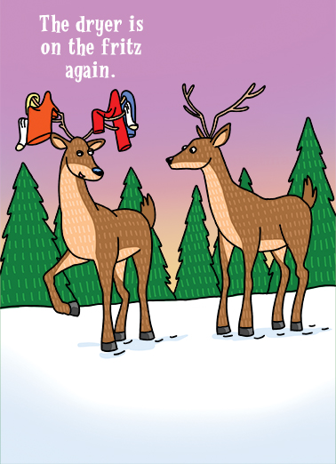 Dryer Fritz Christmas Ecard Cover