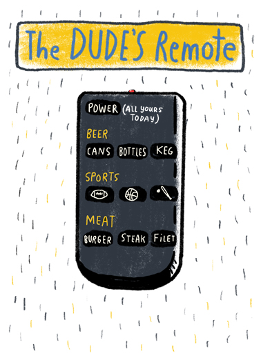 Dude Remote Tim Card Cover