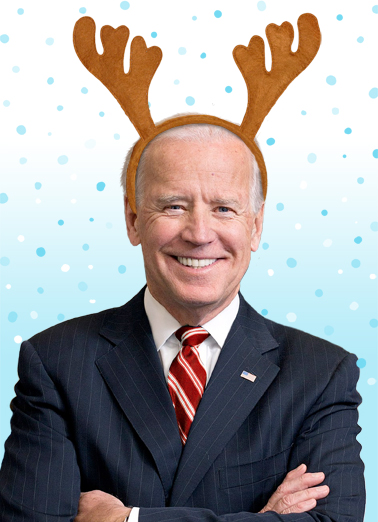 Duncer Biden Christmas Card Cover