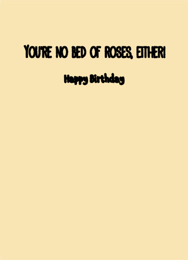 Easiest Going Birthday Ecard Inside