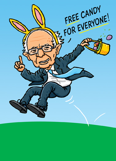 Easter Bernie Cartoons Card Cover