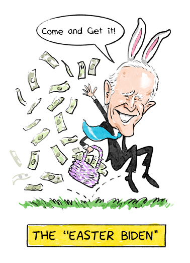 Easter Biden Funny Card Cover