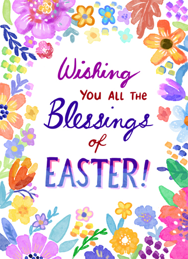 Easter Blessings Cartoons Ecard Cover