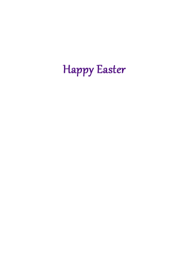 Easter Blessings Wishes Card Inside