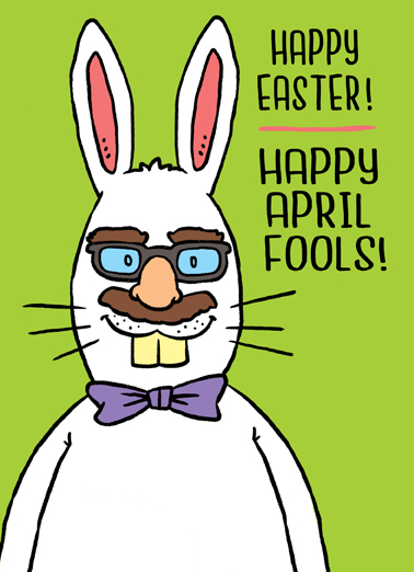 Easter Bunny AFD April Fools' Day Card Cover