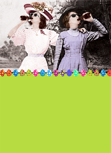Easter Cheers Vintage Card Cover