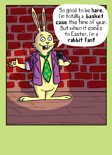 Easter Punny Cartoons Card Cover