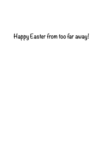 Easter Safe Distance Quarantine Ecard Inside