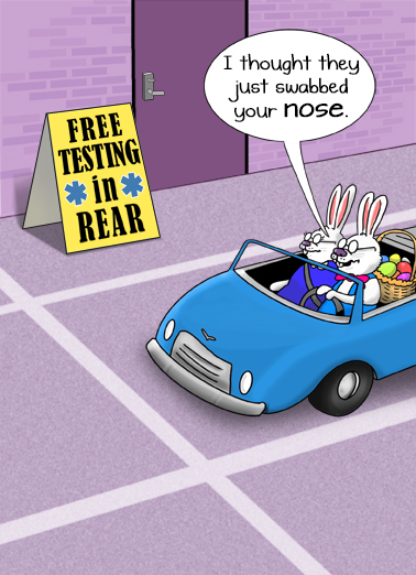 Easter Testing Cartoons Ecard Cover