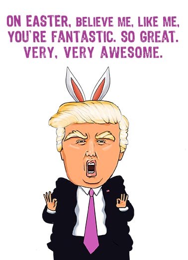 Easter Trump Message Easter Ecard Cover