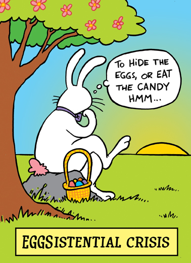 Eggistental Easter Card Cover