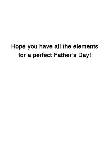 Elements FD Father's Day Ecard Inside