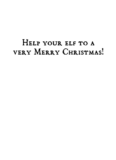 Elf-Help Business Greeting Card Inside