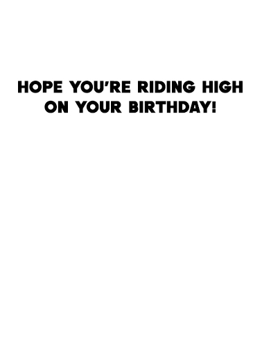 Emu Riding High Funny Animals Ecard Inside