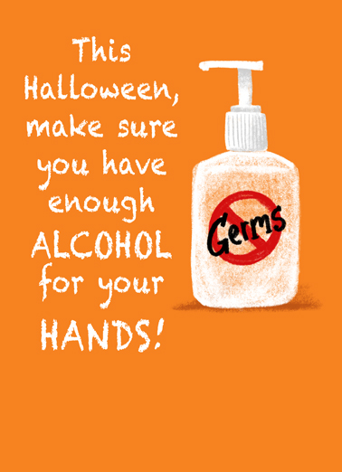 Enough Alcohol Hal Halloween Card Cover