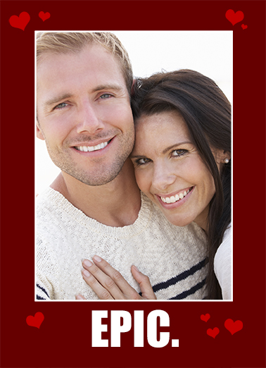 Epic Valentine For Husband Ecard Cover
