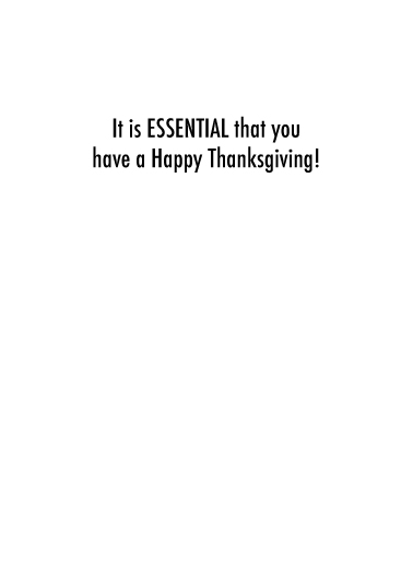 Essentials TG Thanksgiving Card Inside