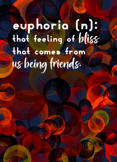 Euphoria Birthday Ecard Cover