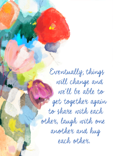 Eventually Together Flowers Ecard Cover