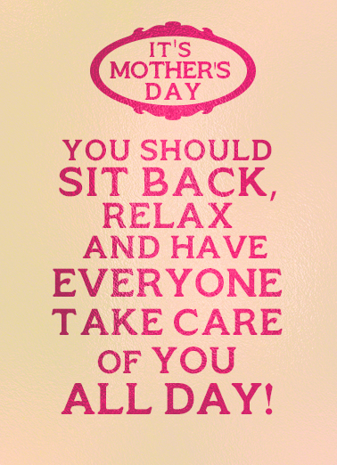 Everyone Take Care of You Mother's Day Ecard Cover