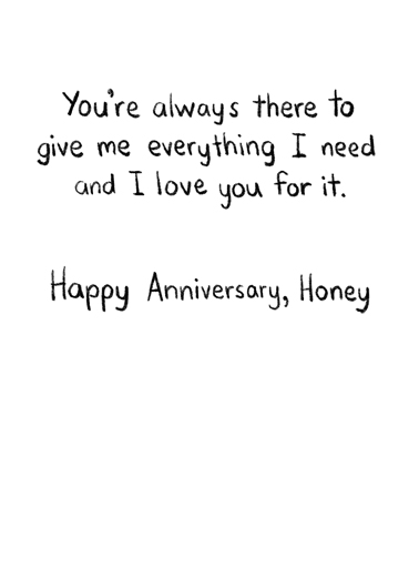 Everything I Need (ANN) Anniversary Ecard Inside