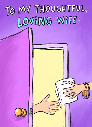 Everything I Need For Wife Card Cover