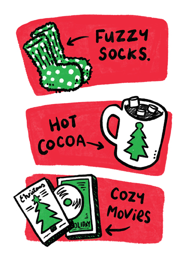 Everything You Need Xmas Christmas Card Cover