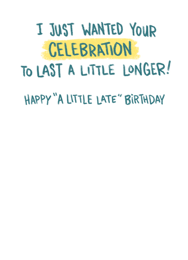 Extend Celebration Lettering Ecard Inside