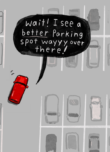 Extra Mile Parking Cartoons Ecard Cover