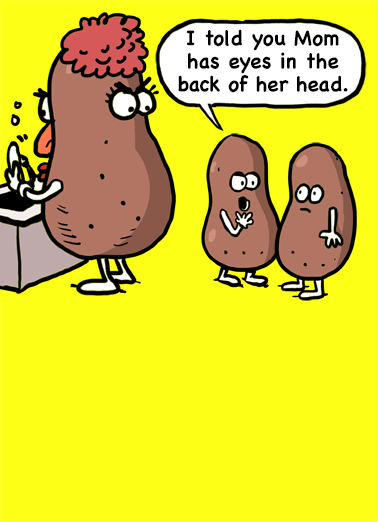 Eyes in her Head Cartoons Ecard Cover