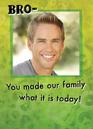 Made Our Family (for any time) For Any Time Ecard Cover