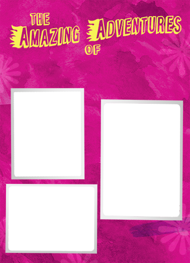 The Amazing Adventures (for any time) Custom Photo Ecard Cover
