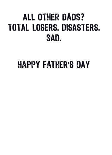 FD Best Dad Ever Father's Day Ecard Inside