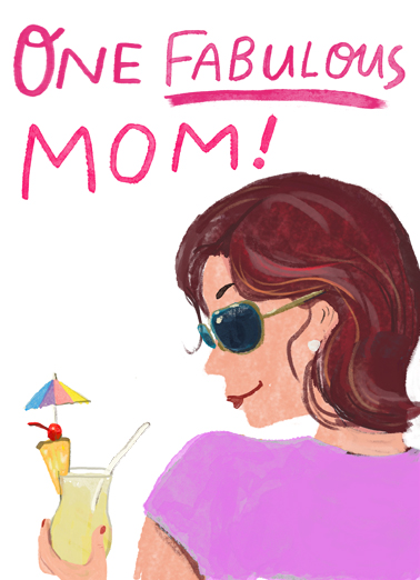 Fabulous Mom Sweet Card Cover