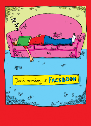 Facebook Cartoons Card Cover