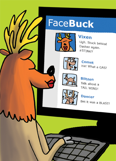 Facebuck Cartoons Ecard Cover