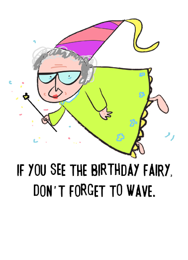 Fairy Wave  Ecard Cover