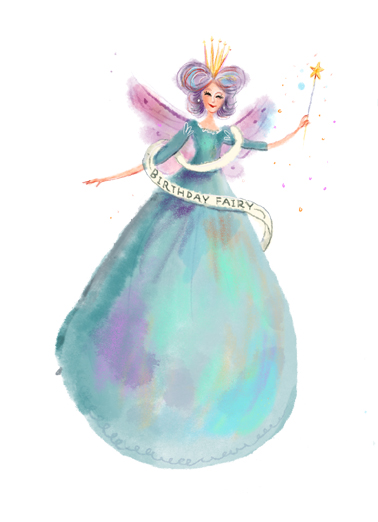 Fairy of Birthdays  Ecard Cover