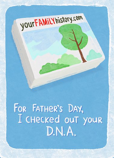 Family History FD Father's Day Card Cover