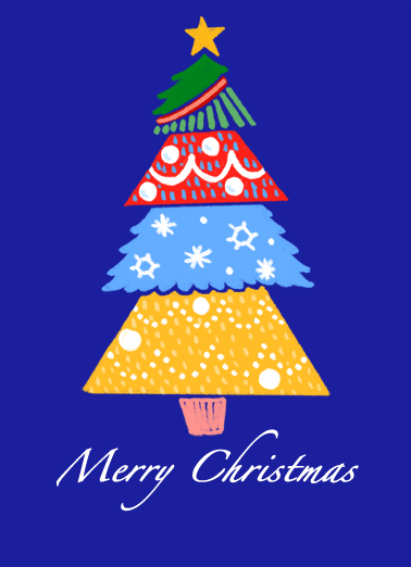 Fancy Tree Christmas Ecard Cover